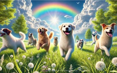 ¿A dónde van los perros que fallecen? Un viaje al otro lado del arcoíris